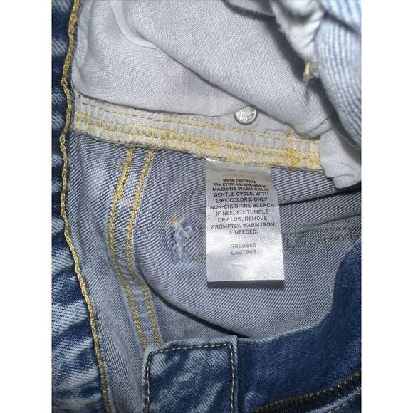 Treasure Bond High Waist Boyfriend Cutoff Denim Shorts Vintage Size 14. NWT. 7 - Picture 5 of 8